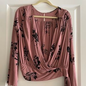 Free People Wrap Shirt